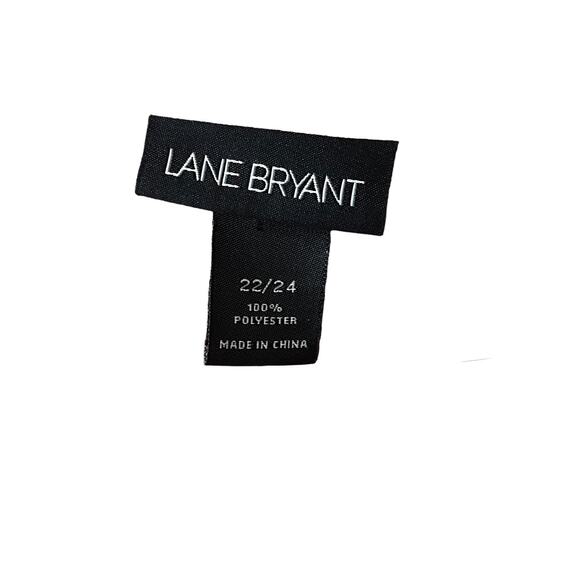 Lane Bryant Plus Size 22/24 Red Crinkle Texture Button Down Tunic Shirt Top - Picture 11 of 12